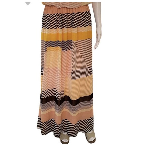 Vince Camuto Womens Maxi Tie Neck Halter Dress Size 8 Pullover Sleeveless Lined - Picture 10 of 11